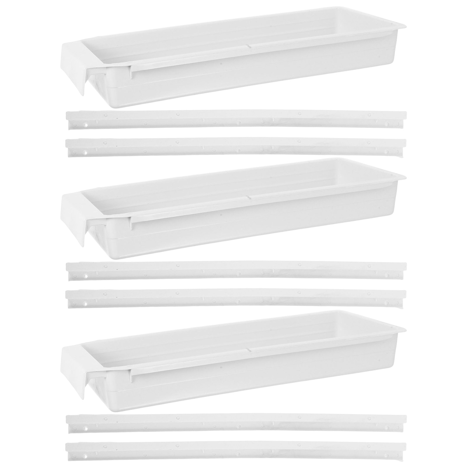 Craft Embellishment Storage - 3세트 산업용 재봉틀 테이블 서랍 박스