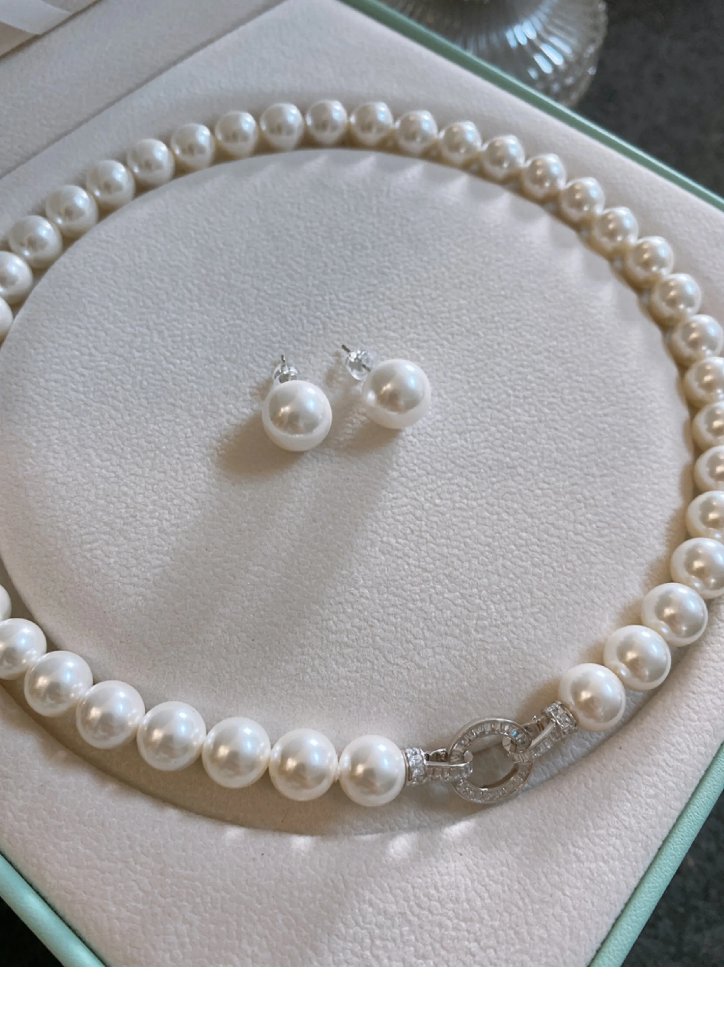 Pearl Trim Chain - 화려한 AAAA++9-10mm 10-11mm 천연 라운드 아코야