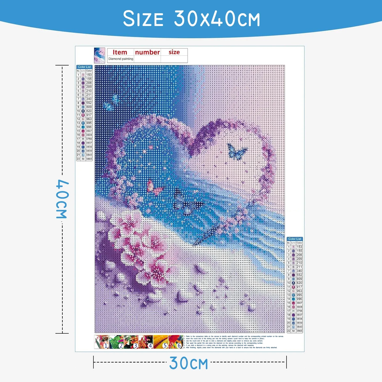 1피스 프레임리스 다이아몬드 페인팅 풀드릴 서양 추상화 - Embroidery Embellishments 리뷰 및 가격