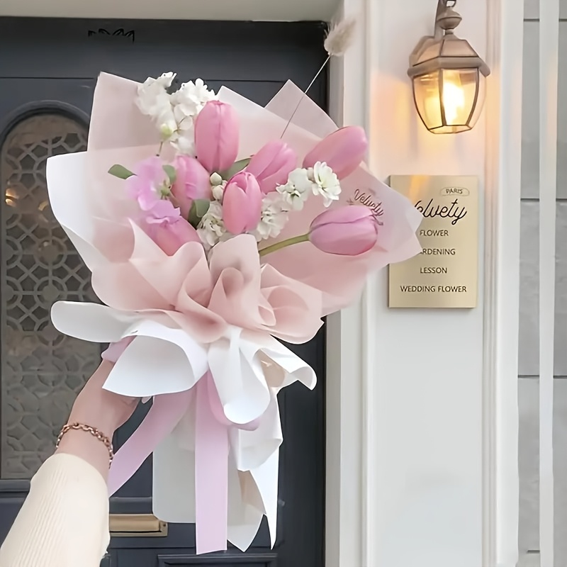 120개 - 탈부착 가능한 꽃 포장지, 꽃 포장지, 꽃 - Embellishment Crafts 리뷰 및 가격