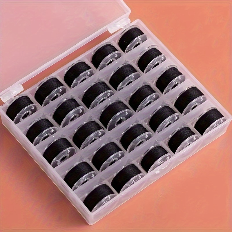 25/PCS/BOX 상처 재봉사, 흑백 홈 재봉 스풀  - Craft Embellishment Storage 리뷰 및 가격