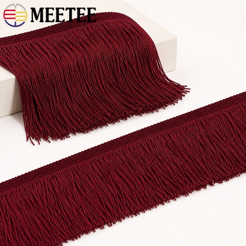 5/10야드 10-30cm 레드 태슬 프린지 트림 폴리 - Fringe Ribbon Sewing 리뷰 및 가격