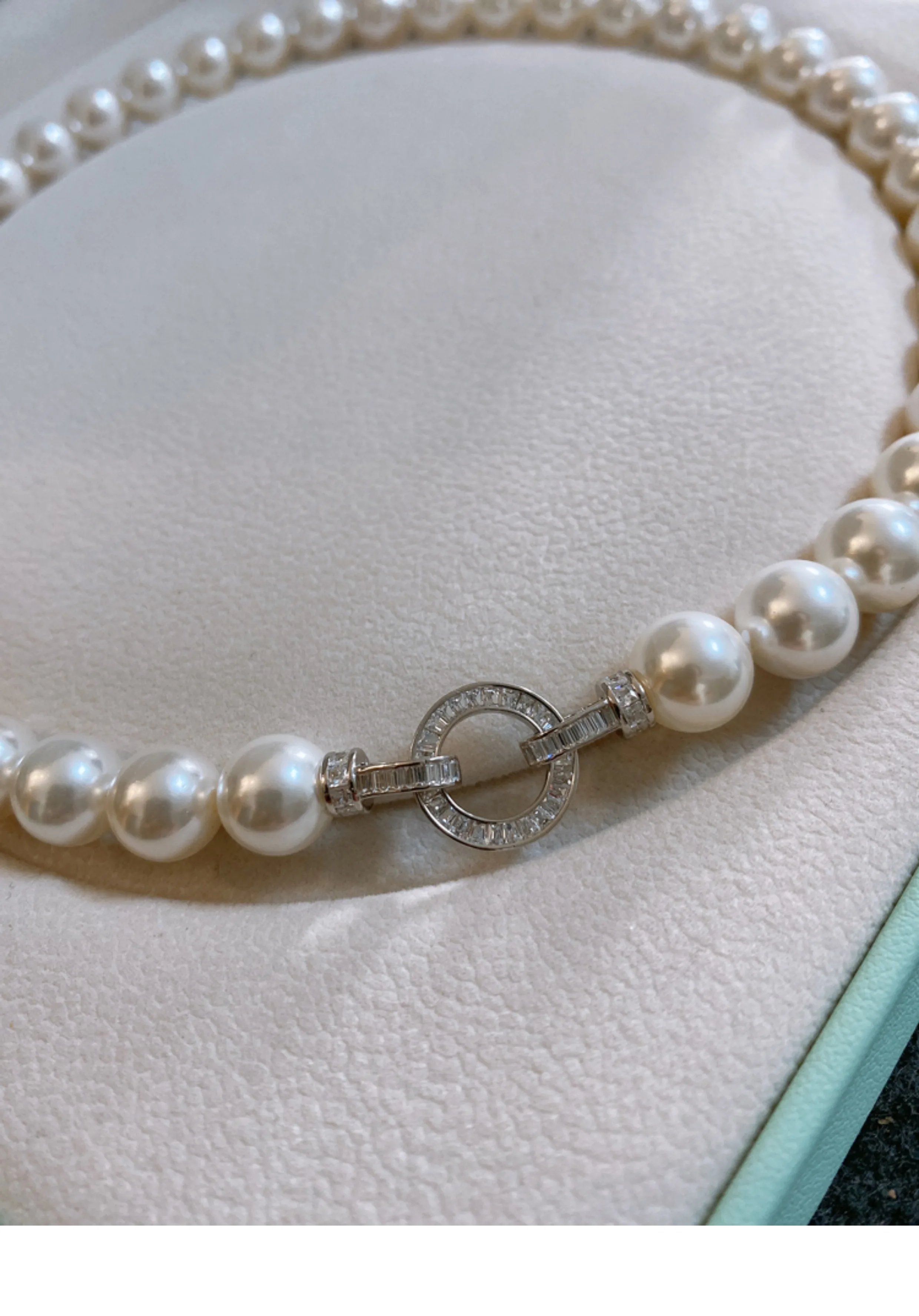 화려한 AAAA++9-10mm 10-11mm 천연 라운 - Pearl Trim Chain 리뷰 및 가격