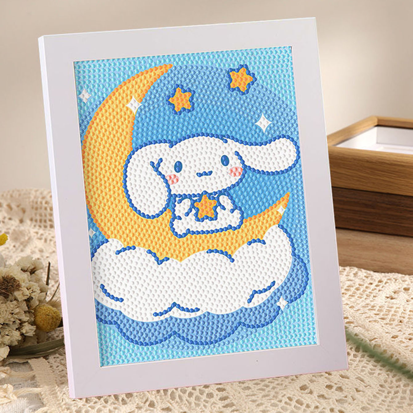 Sanliou Moon Jade Guigou 크리스탈  - Embroidery Embellishments 리뷰 및 가격
