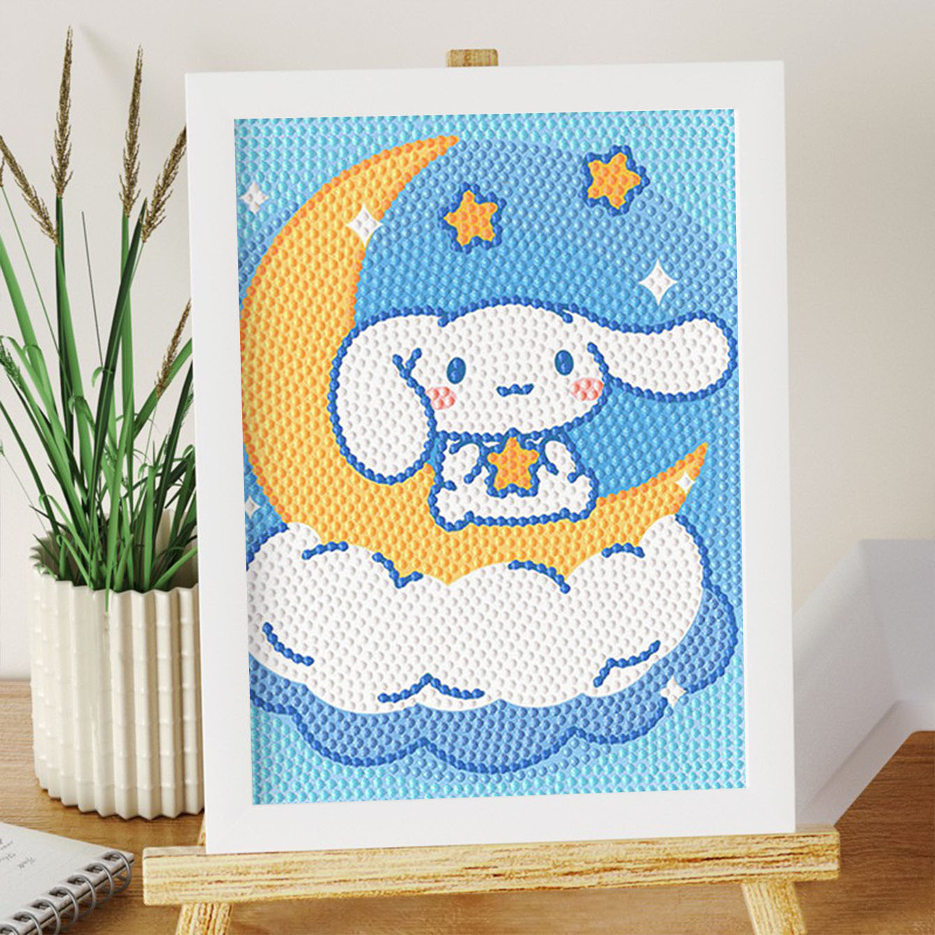 Sanliou Moon Jade Guigou 크리스탈  - Embroidery Embellishments 리뷰 및 가격