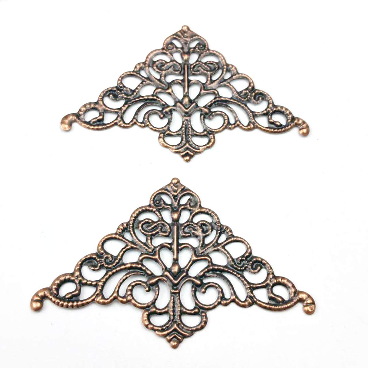 200개입 속이 빈 삼각형 필리그리 장식 32x51mm - Embellishment Crafts 리뷰 및 가격