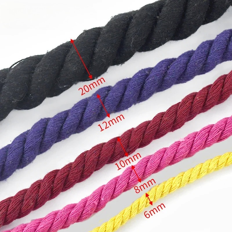 5M 5-20mm 면 꼬임 로프 신발끈, 후드티 끈,  - Cord Trim Twisted 리뷰 및 가격